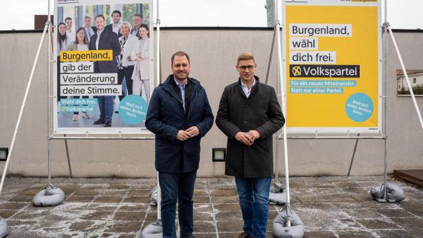 ÖVP plakatiert für Landtagswahl "Burgenland, wähl dich frei"