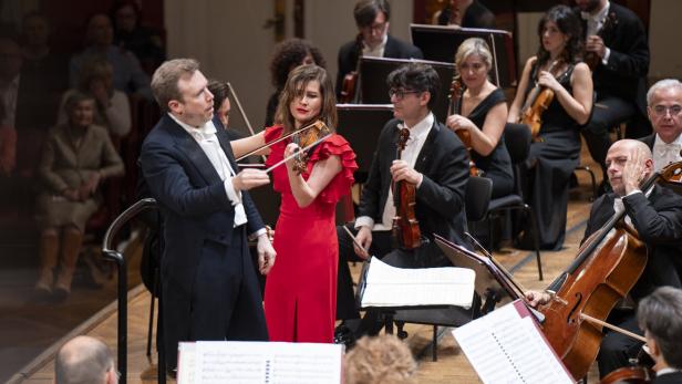 Daniel Harding und Lisa Batiashvili im Konzerthaus