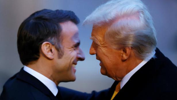 Trump, Selenskyj und Macron: Dreiertreffen in Paris