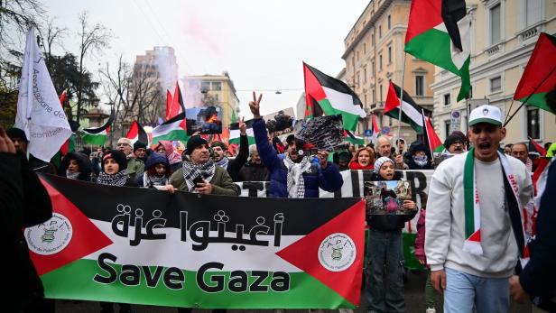 200 Teilnehmer bei Pro-Palästina-Demo in Wien