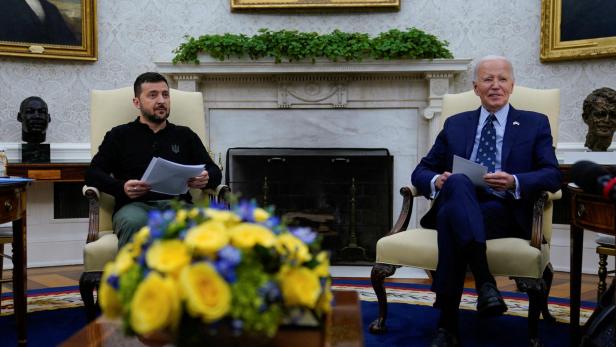 FILE PHOTO: U.S. President Biden meets with Ukraine's President Zelenskiy in Washington