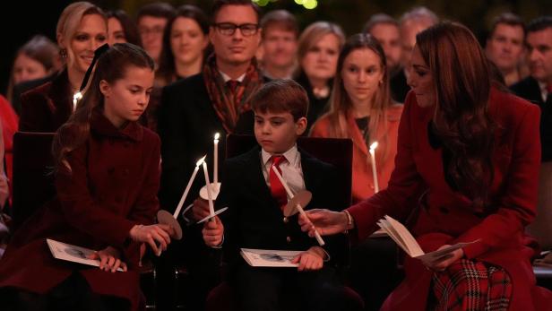 "Together At Christmas" carol service at Westminster Abbey, in London