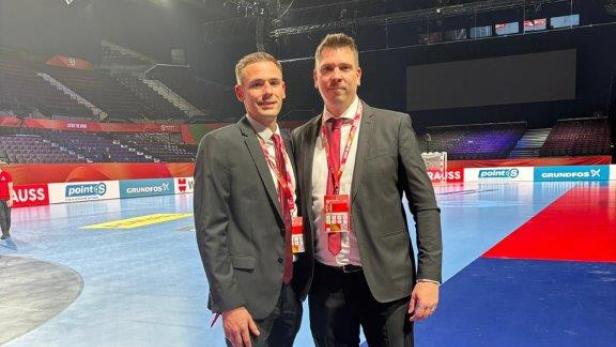 Mario Sauschlager (li.) und Nico Kessler in der Wiener Stadthalle