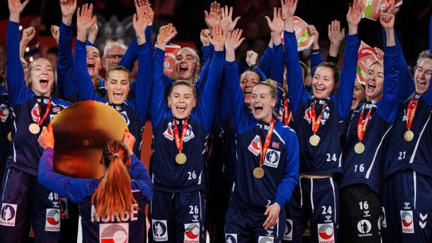 Handball-EM: Norwegerinnen holen in Wien gegen Dänemark Gold