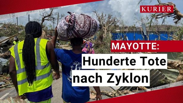 Zyklon "Chido" verwüstet französische Insel Mayotte: Hunderte Tote