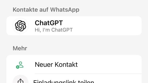 ChatGPT: Auf WhatsApp kann man nun mit der KI chatten