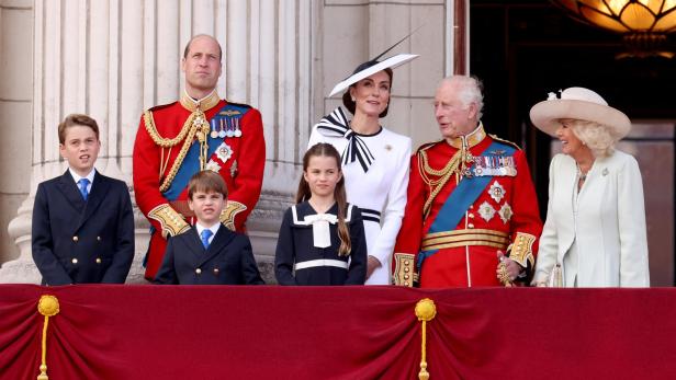 Trooping the Colour parade to honour Britain's King Charles on his official birthday, in London