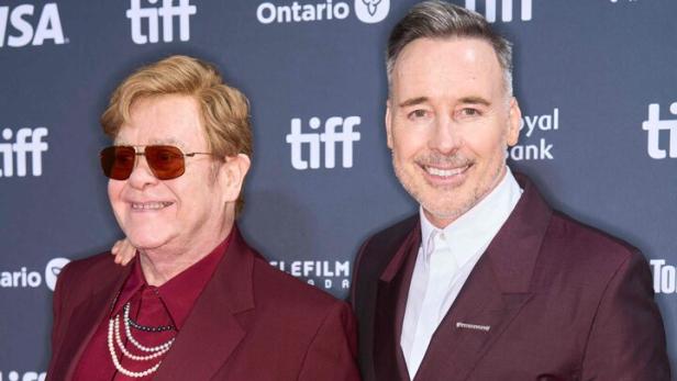 Elton John und Ehemann David Furnish 