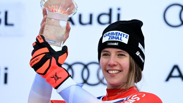 Camille Rast gewann zuletzt in Killington ihr erstes Rennen im Weltcup