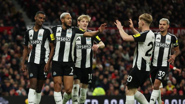 Newcastle jubelt gegen Manchester United