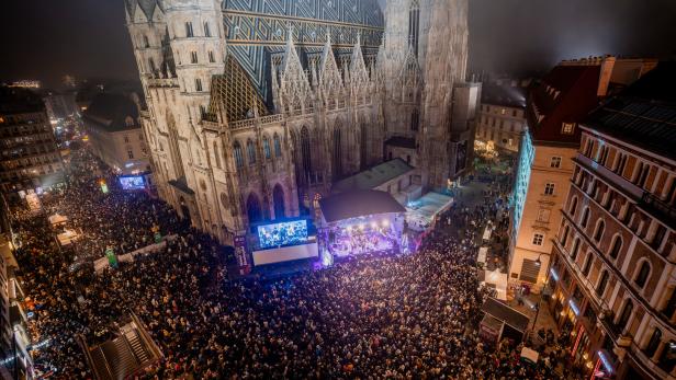 Riesige Feier: 800.000 Besucher am Wiener Silvesterpfad