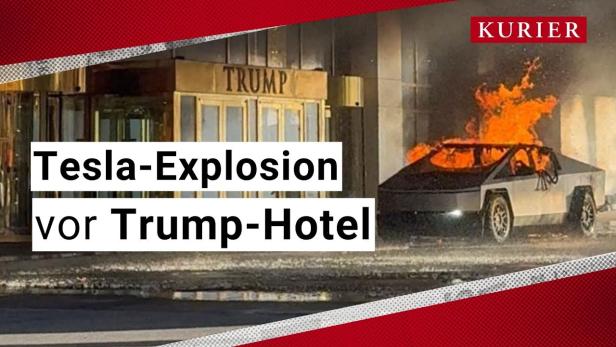 Tesla Cybertruck explodierte vor Trump-Hotel