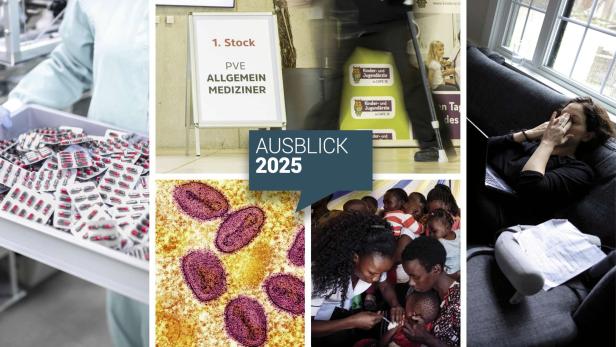 Was 2025 bringen wird: Neue Medikamente u. a. gegen Alzheimer und Krebs;  Impfkampagnen mit zwei Malaria-Impfstoffen für Kinder in Afrika; weiterhin ein Pandemie-Potenzial durch Mpox und andere Erreger; Anlaufstellen für Patienten mit ME/CFS in den Bundesländern sowie neue Zentren für die Primärversorgung.