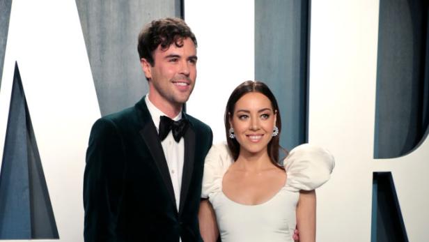 Jeff Baena und Aubrey Plaza (2020)