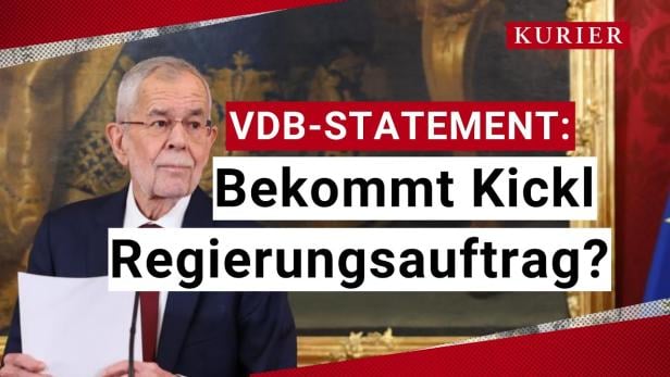 VdB trifft Kickl am Montag - das ganze Statement des Bundespräsidenten