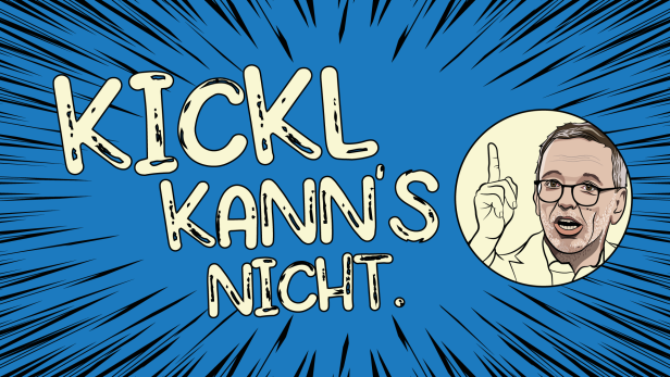 Das Aufmacherbild der "Kickl kann's nicht"-Website.