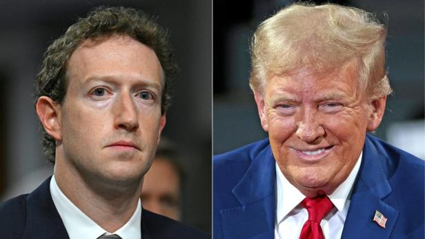 Beziehungsstatus: schwierig – Donald Trump und Mark Zuckerberg