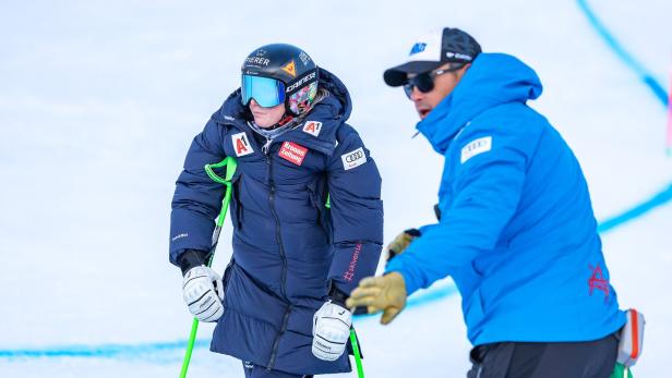 Am Donnerstag konnte in St. Anton besichtigt und gefahren werden (im Bild Cornelia Hütter)