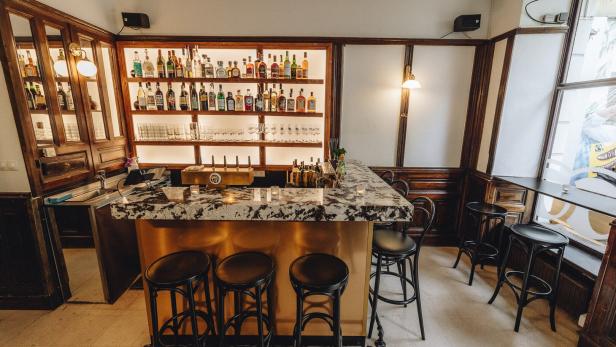 Die Bar Louu von Danny Hubmann in Wien-Neubau.