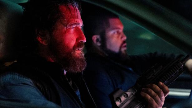 Gerard Butler (li.) und O’Shea Jackson Jr. bei einem überlangen Raubzug in Nizza: „Criminal Squad 2“ 
