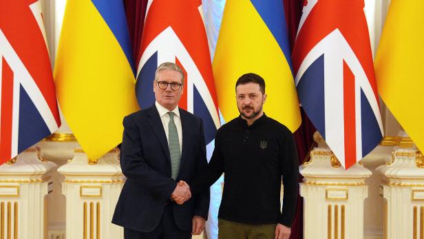 Keir Starmer erstmals als Premier in der Ukraine