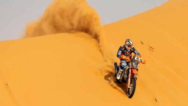 Tobias Ebster bei der Rallye Dakar