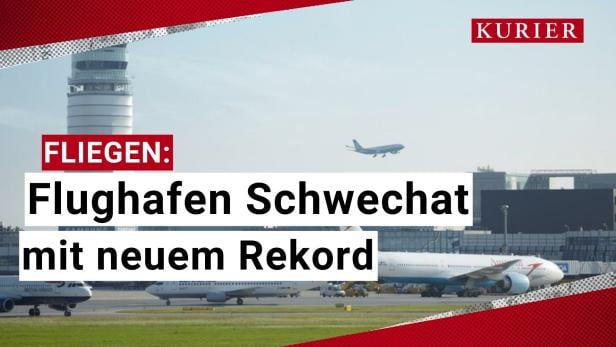 Flughafen Schwechat mit neuem Rekord