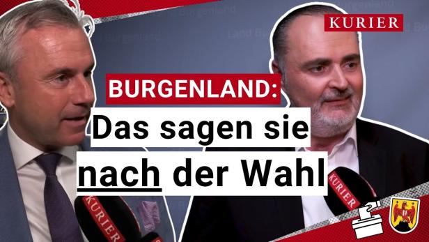 Burgenlandwahl 2025: Statements von Doskozil, Hofer, Sagartz und Petrik