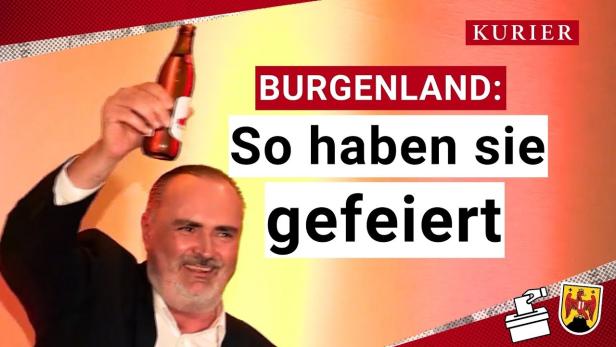 Burgenlandwahl: So feiern die Gewinner