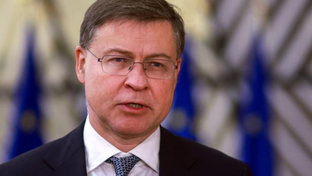 EU-Wirtschaftskommissar Valdis Dombrovskis