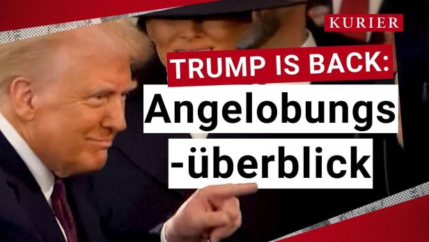 Trump-Angelobung: Die Höhepunkte