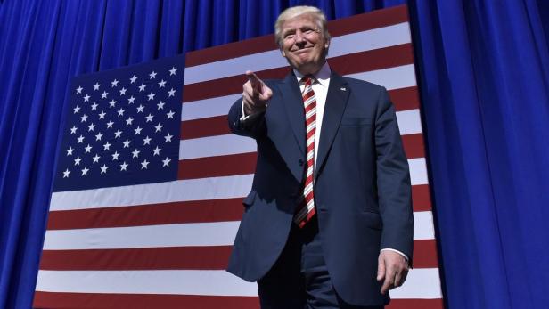 Donald Trump bei einer Wahlveranstaltung in Pennsylvania