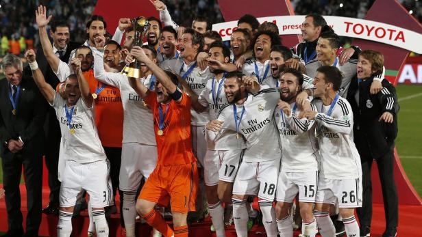 Feiertag: Die Stars von Real Madrid sind nun auch offiziell das beste Klub-Team der Welt.