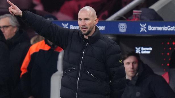 FBL-GER-BUNDESLIGA-LEVERKUSEN-HOFFENHEIM Schwierige Zeiten für Christian Ilzer & Hoffenheim