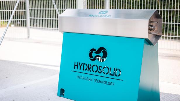 Wasserstoff-Feststoffspeicher des niederösterreichischen Start-ups HydroSolid