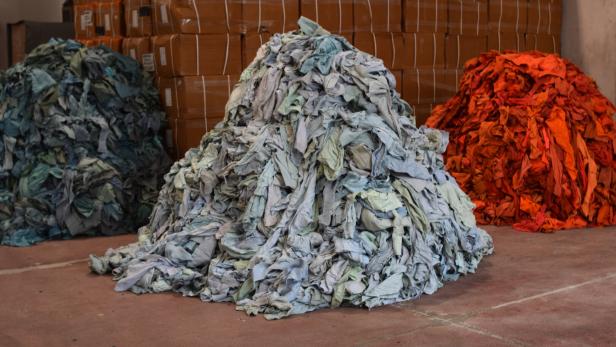 Bunte Stofffetzen