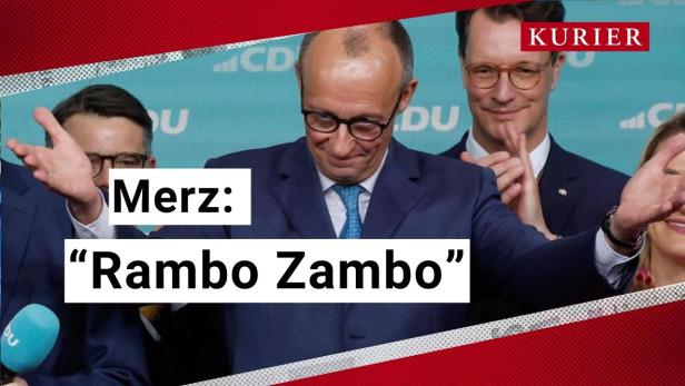 AfD legt zu, Merz freut sich trotzdem:" Rambo Zambo"