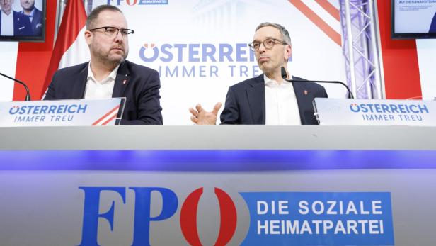 PK FPÖ "AKTUELLES UND VORSCHAU AUF DIE PLENARSITZUNG": HAFENECKER/KICKL