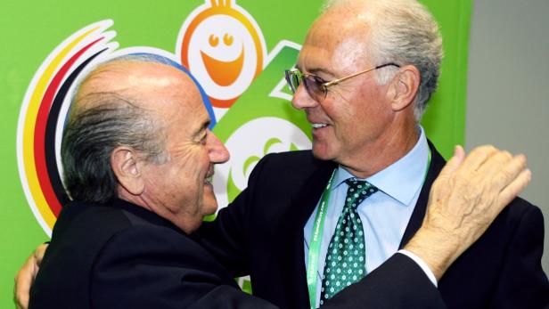 Blatter mit Erinnerungslücken zu Beckenbauer Blatter und Beckenbauer