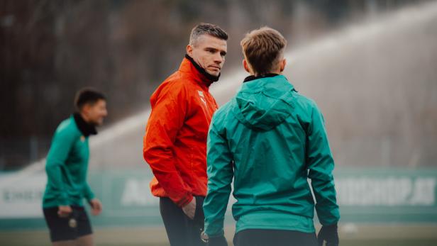 SOCCER - UEFA ECL, Rapid vs Copenhagen Viel reden, weniger nachdenken: Trainer Robert Klauß und sein Plan für die Rapidler (Jansson)