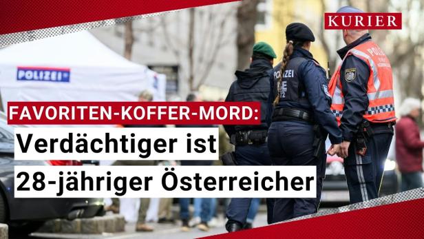 Leiche in Koffer in Wien-Favoriten: Verdächtiger festgenommen