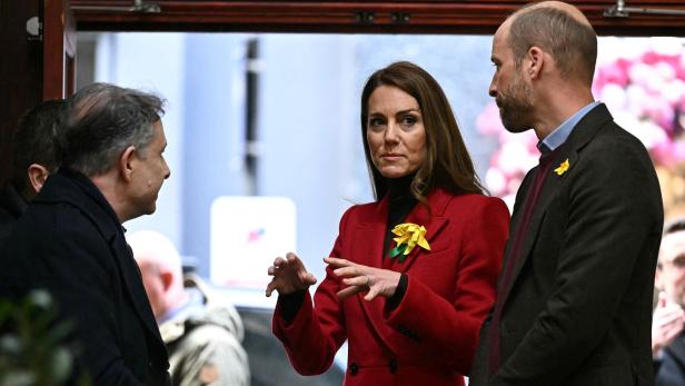 Britain's Prince William and Princess Catherine visit Pontypridd