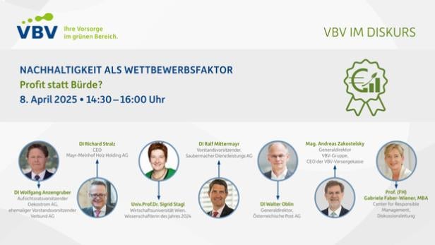 „VBV im Diskurs“ feiert Jubiläum: Nachhaltigkeit wichtiger denn je