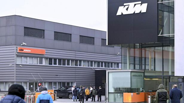 KTM-INSOLVENZ: BETRIEBSVERSAMMLUNG IM WERK IN MATTIGHOFEN