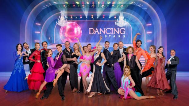 Die Dancing Stars sind schon sehr nervös