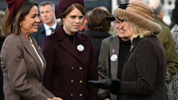 Britain's Queen Camilla attends the Cheltenham Festival Prinzessin Eugenie: Geburtstag von böser Enthüllung überschattet