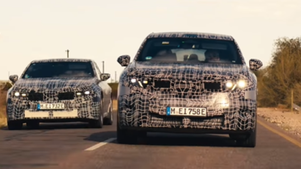 BMW zeigt Neue Klasse als Limousine und SUV im Tarnkleid