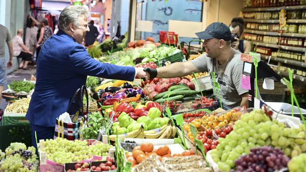 46-213813978 Wie Bürgermeister Ludwig den Floridsdorfer Markt klimafit machen will