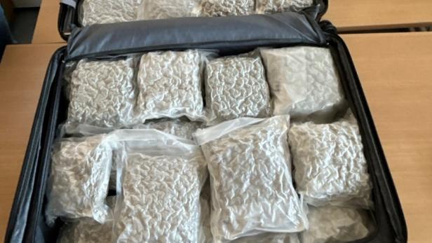 20 Kilo Cannabiskraut am Flughafen Wien sichergestellt