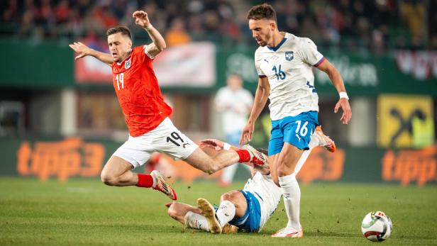 FUSSBALL: UEFA NATIONS LEAGUE: ÖSTERREICH - SERBIEN Klar überlegen, aber unbelohnt: Österreich spielt gegen Serbien 1:1